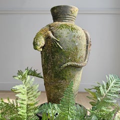 Bearded Dragon Lizard Terracotta Garden Urn