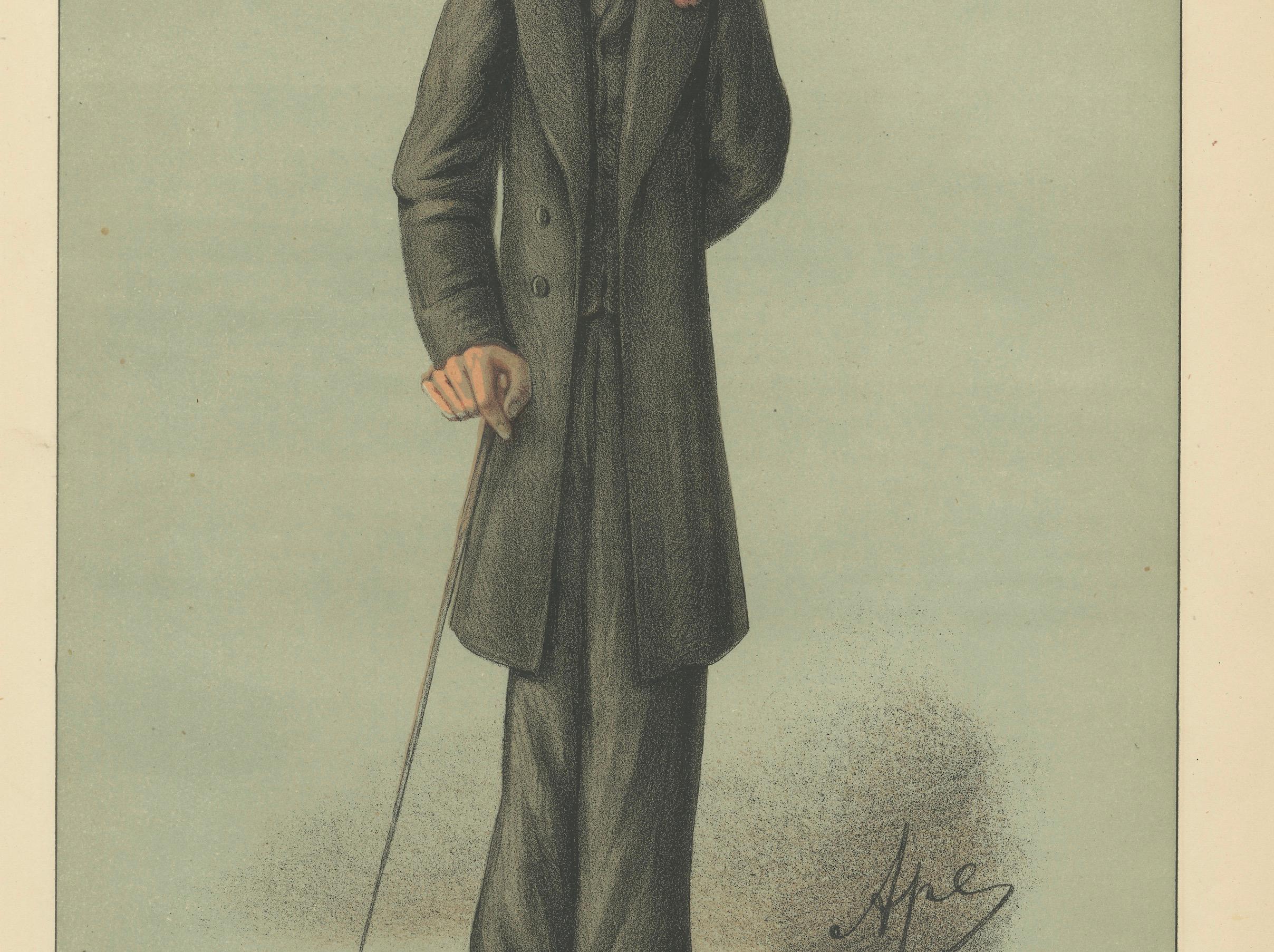 Bearded Romantic Statesman – Vanity Fair Statesmen No. 67, 1870