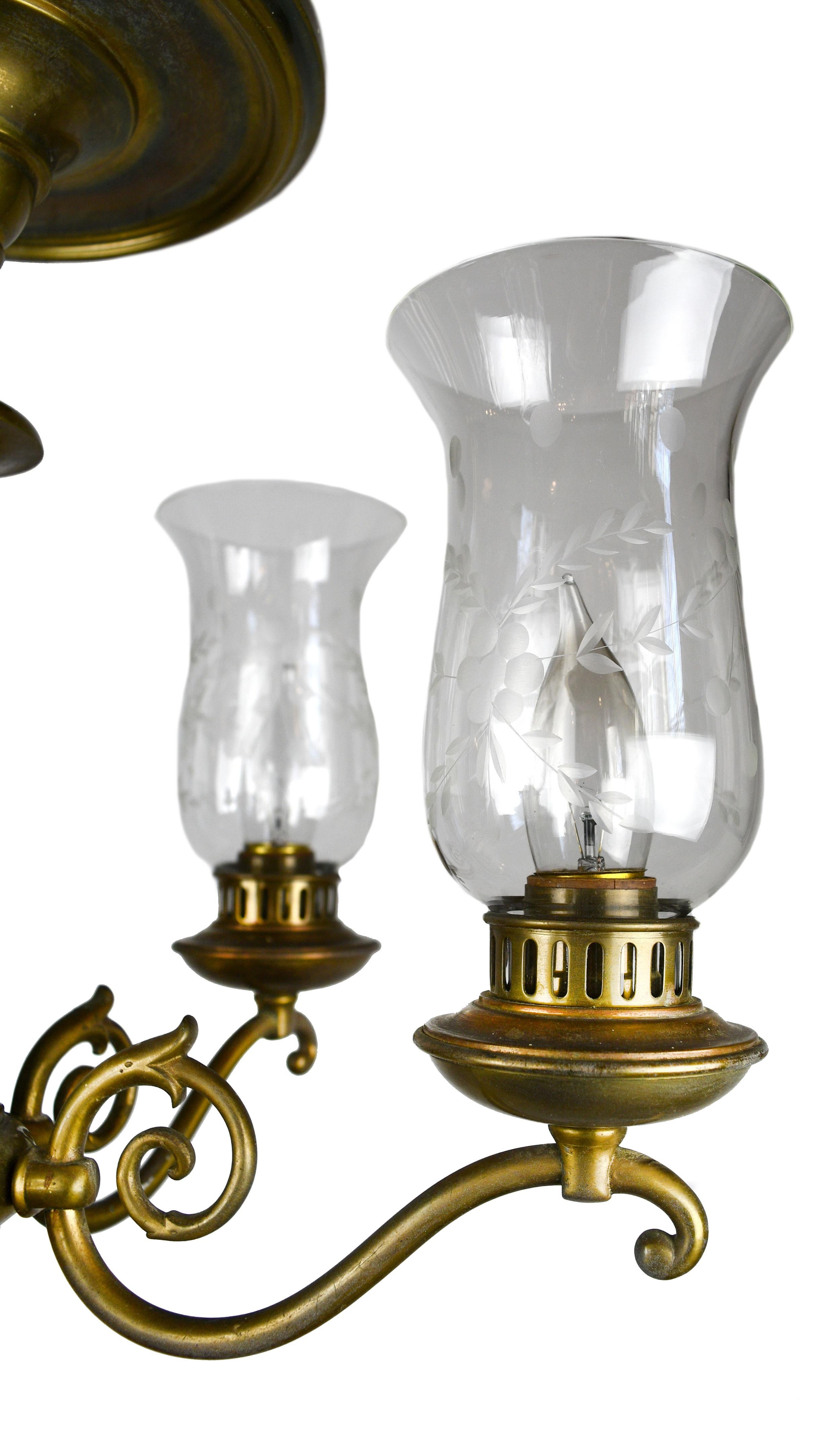 hurricane lamp chandelier