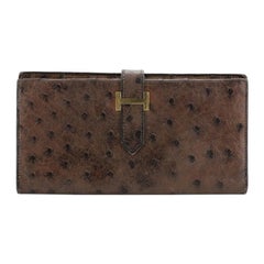 Bearn Wallet Ostrich Long