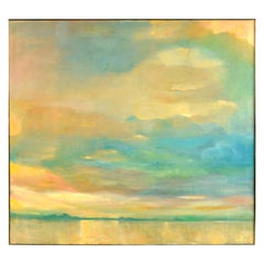 Peinture expressionniste abstraite Beasley Sunset and Sky Color Field