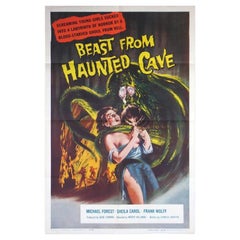 Vintage Beast from Haunted Cave, Unframed Poster, 1959