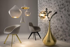 Beat Drop Vessel in Brass by Tom Dixon