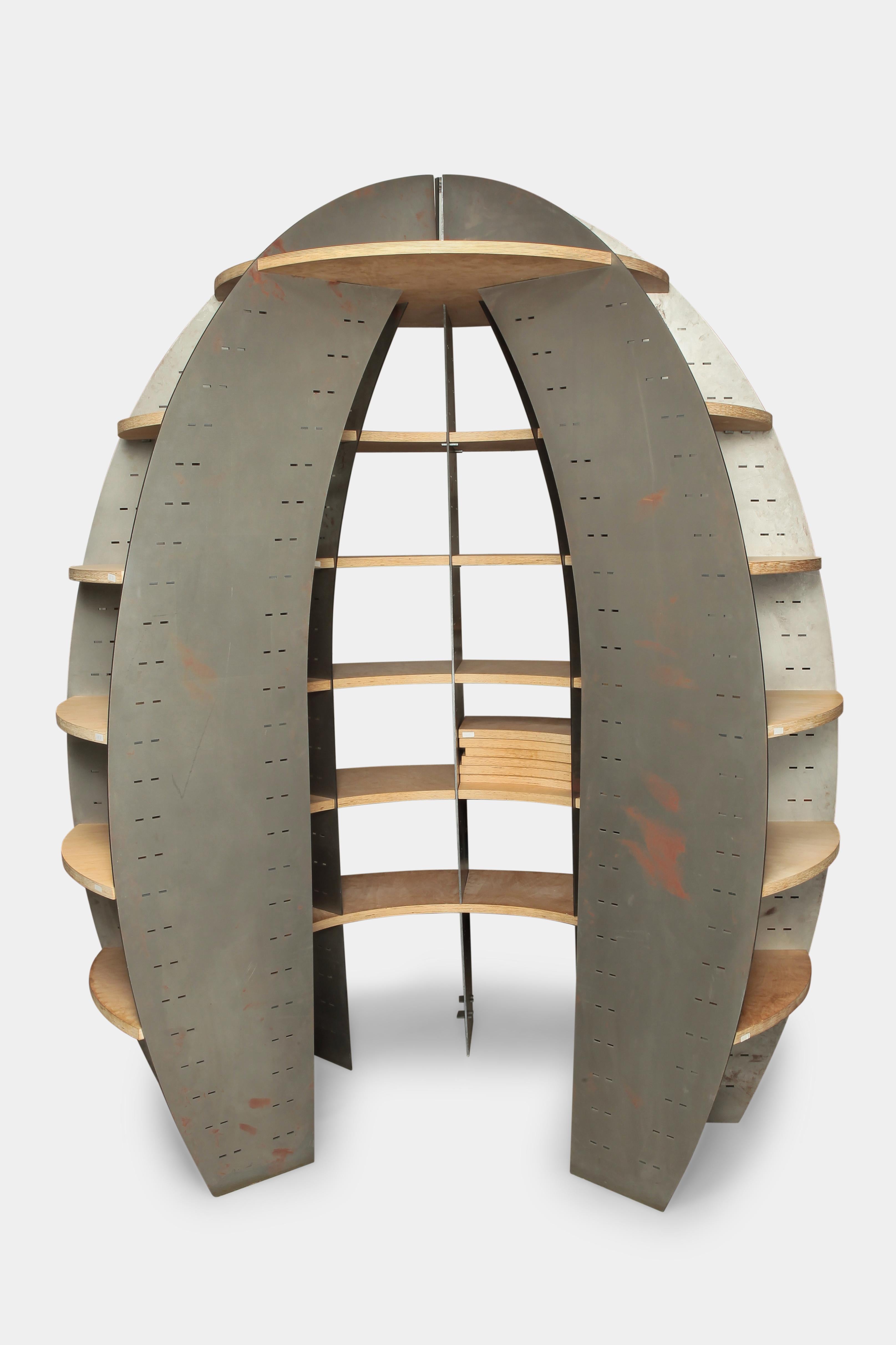 Mid-Century Modern Beat Frank Library Produced by Ernst Bigler, 1994