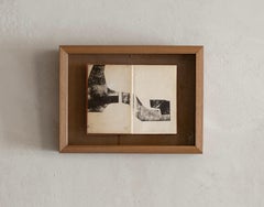 Abstract Minimalist Mixed-Media Collage on Book by Beñat Olaberria 2025