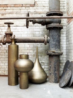 Beat Top Vessel in Brass by Tom Dixon