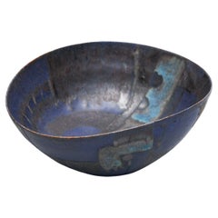 Beate Kuhn Abstract Ceramic Bowl, 1960s