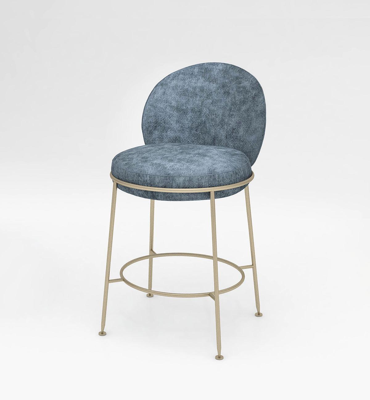 Italian Beatiful Barstool Amaretto Collection Available in Different Colors For Sale