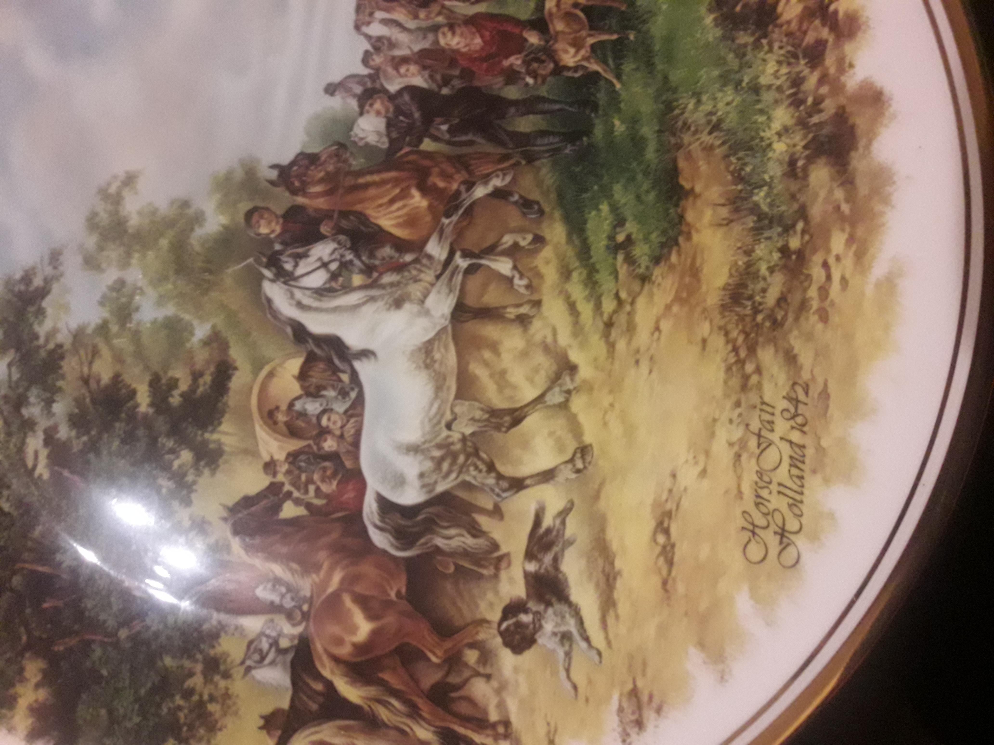 Beatiful large Chinese porcelain Plates For Sale 3