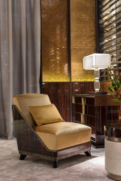 Beatiful Table Lamp Realised with Pyrex Glass Amber or Smoked Mosaic Decoration