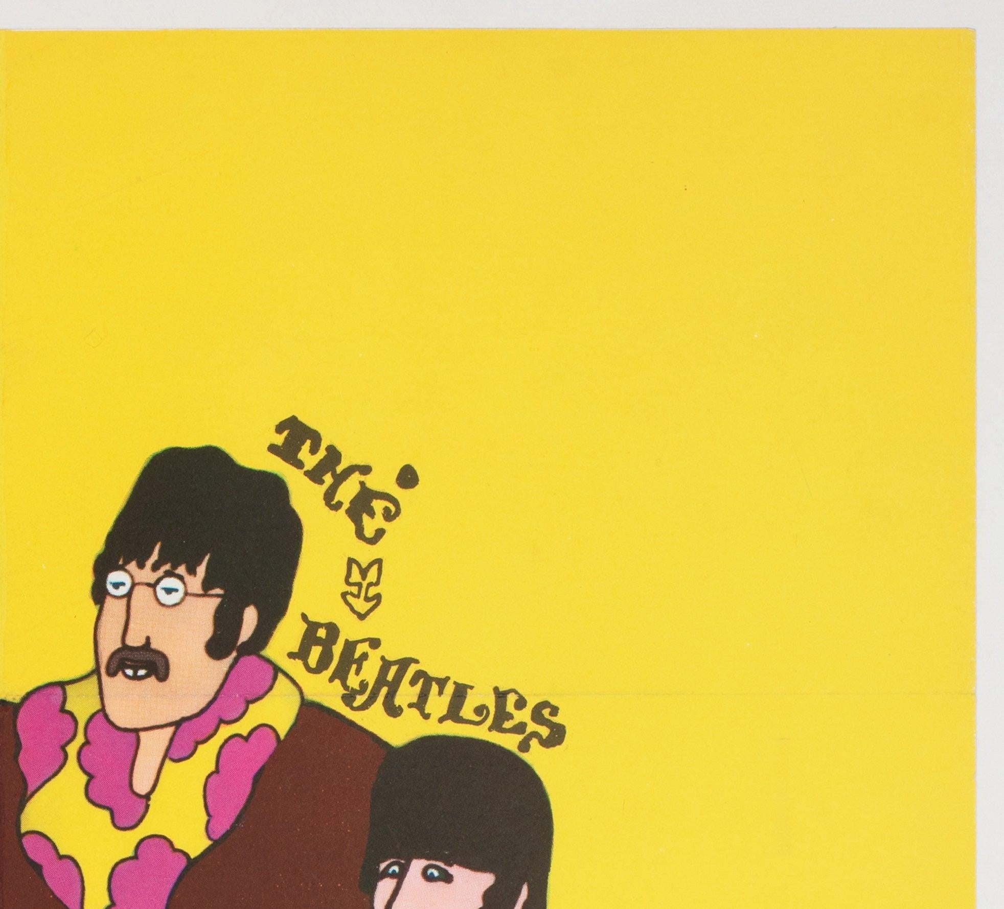 Beatles 1969 Ciao 2001 Vintage Italienisches Poster, Heinz Edelmann (20. Jahrhundert) im Angebot
