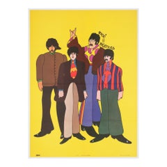 Beatles 1969 Ciao 2001 Vintage Italian Poster, Heinz Edelmann