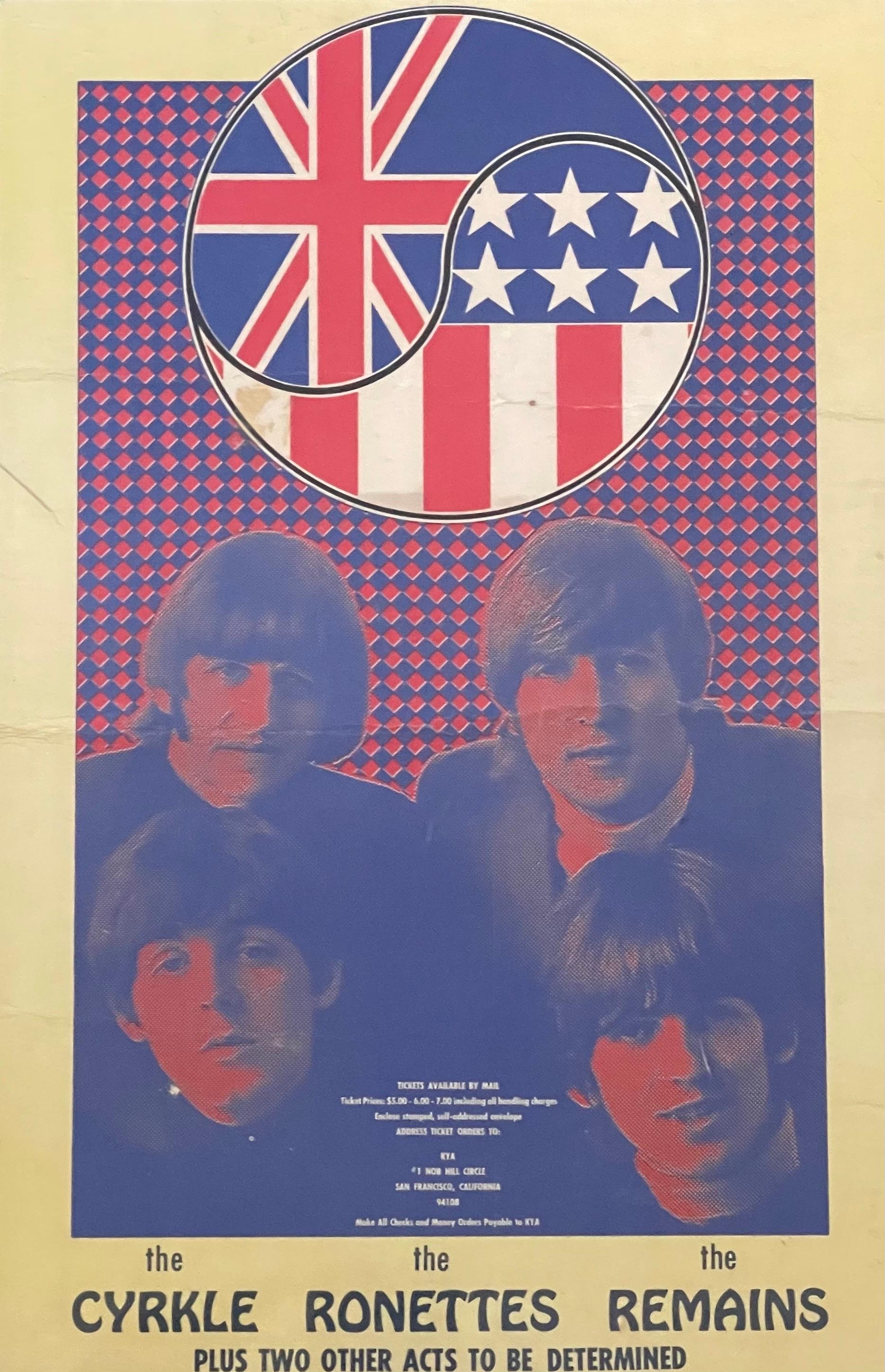 Beatles Concert Poster from Finale at Candlestick Park in San Francisco 1966 at 1stDibs