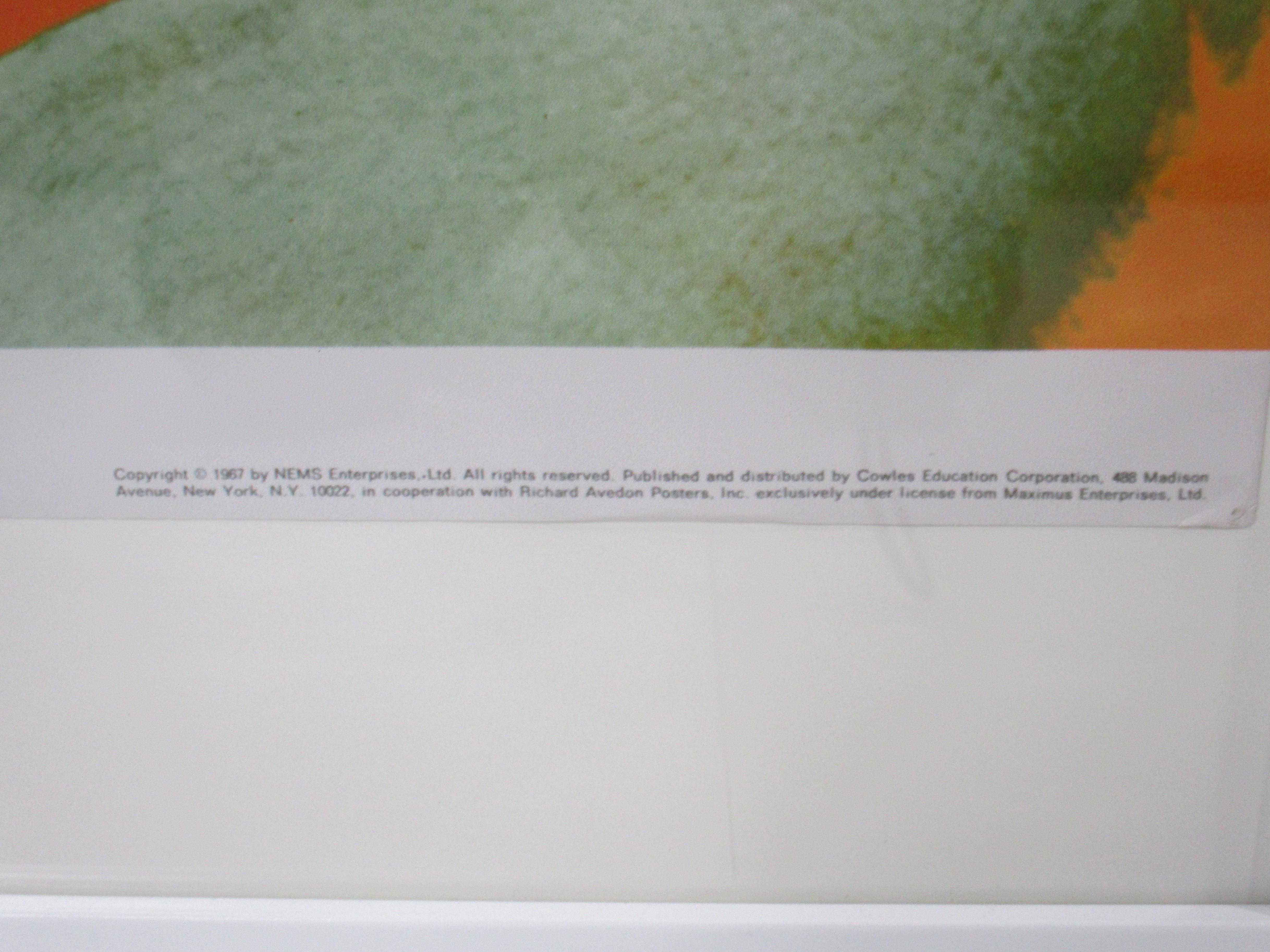 Beatles Posters by Richard Avedon 1967 for Look Magazine Nems Enterprises LTD 6