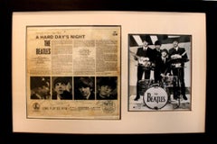 Beatles genuine signed A Hard Day's Night album cover