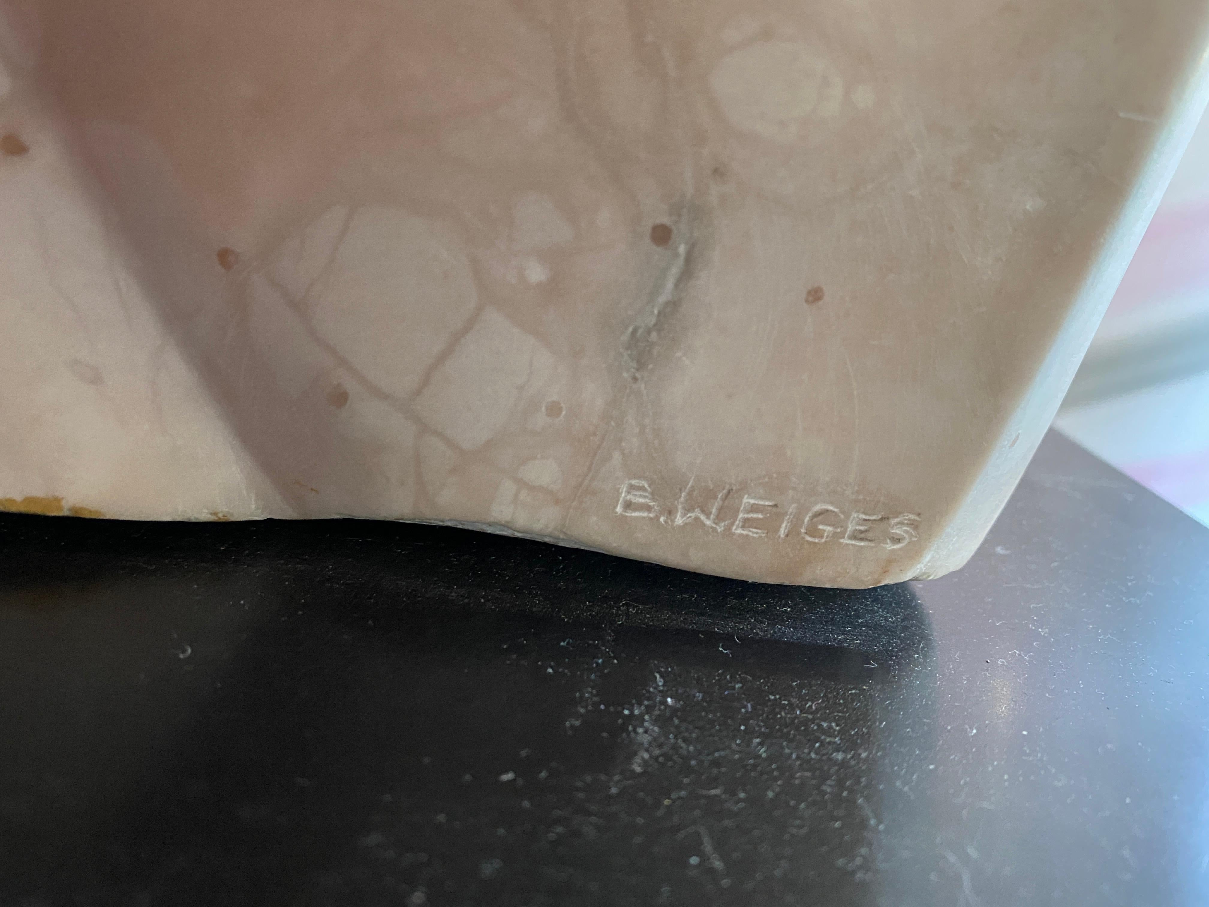 Beatrice Eiges Marble Sculpture 