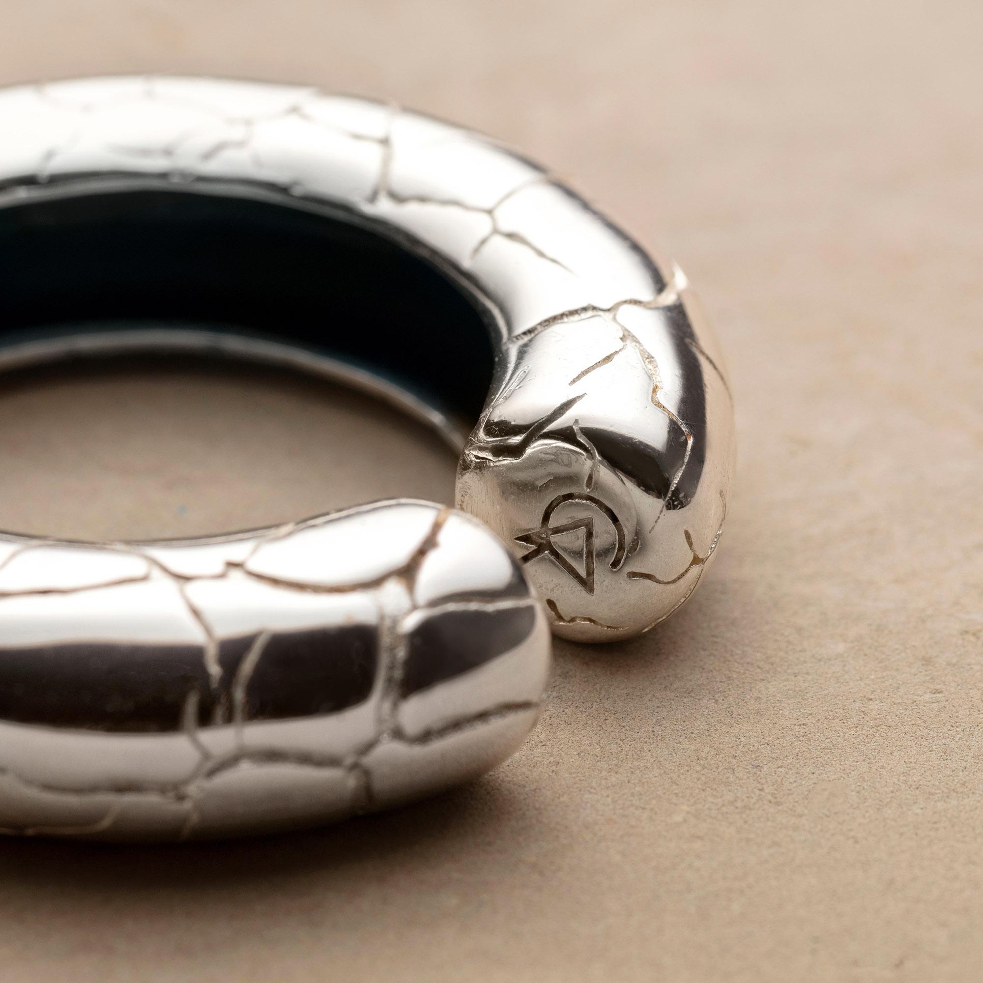 Femenino o masculino Brazalete para oreja grande Beatrice de plata de Cocoerow Joyería fina en venta