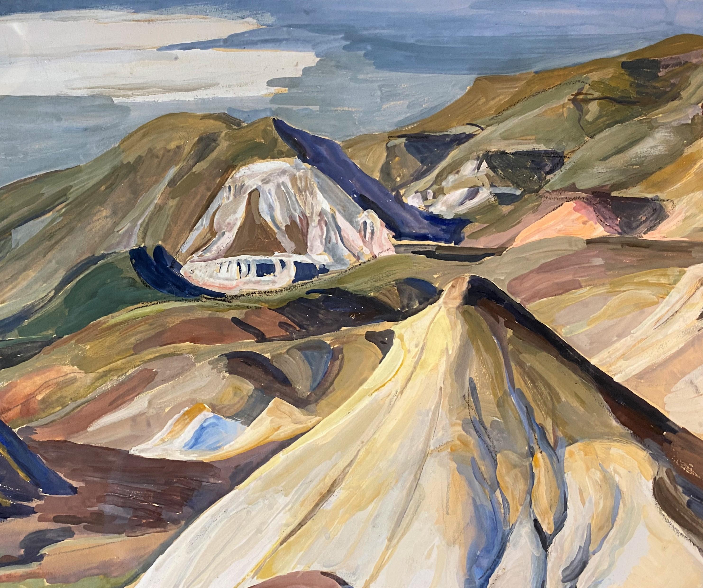 Südliche Landschaft (Amerikanischer Impressionismus), Painting, von Beatrice Lavis Cuming