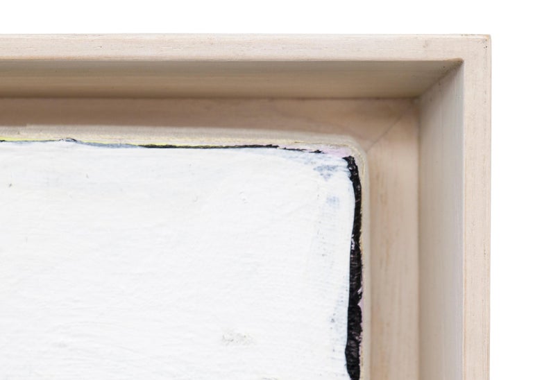 Beatrice Mandelman Yellow Sun, Vintage 1970s Abstract Painting