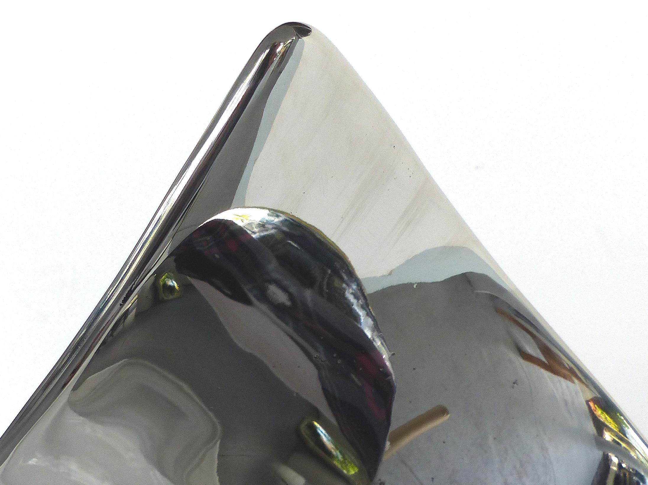 Polished Lou Pearson & Robbie Robins Abstract Sculpture in Stainless Steel and Lucite