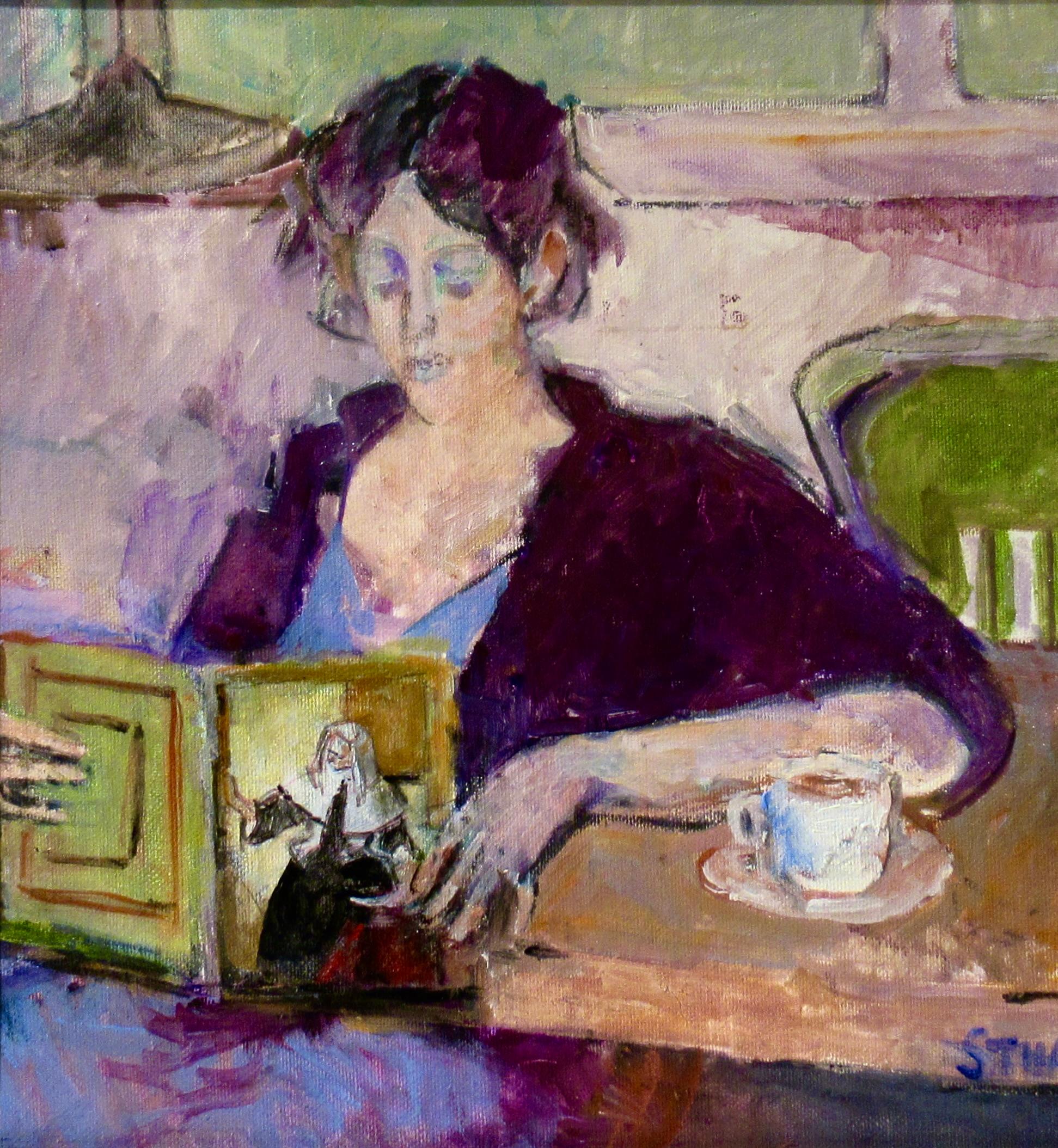 Lectura Femenina - Painting de Beatrice Stuart
