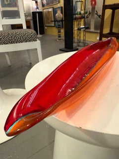 Beatrice Tesdorf Centro de mesa de cristal de Murano Glass Sommerso