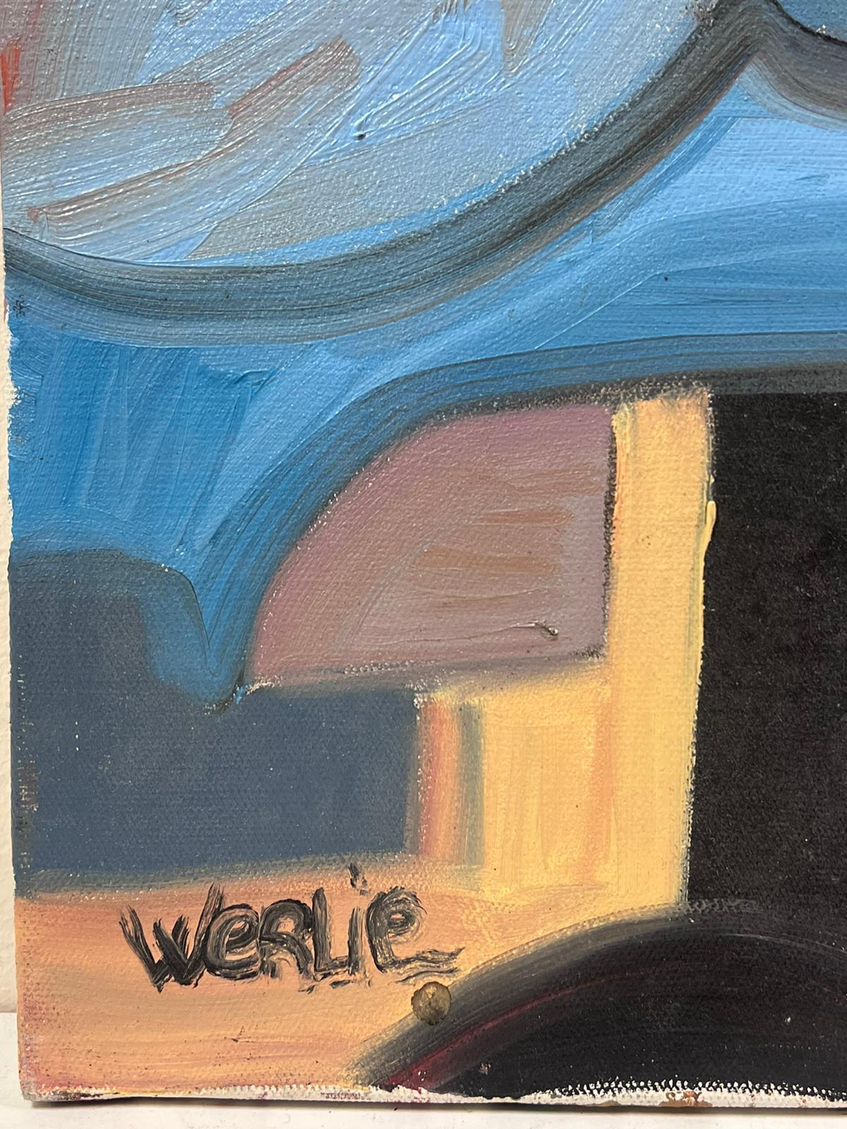 Abstrakte Kunst, Picasso-Stil, mehrfarbig, Original Ölgemälde, signiert 
Von der französischen Künstlerin Beatrice Werlie, Anfang des 21.
Signiert von der Künstlerin
Ölgemälde auf Leinwand, ungerahmt
Leinwandgröße: 32 x 21,5 Zoll

Sensationelles