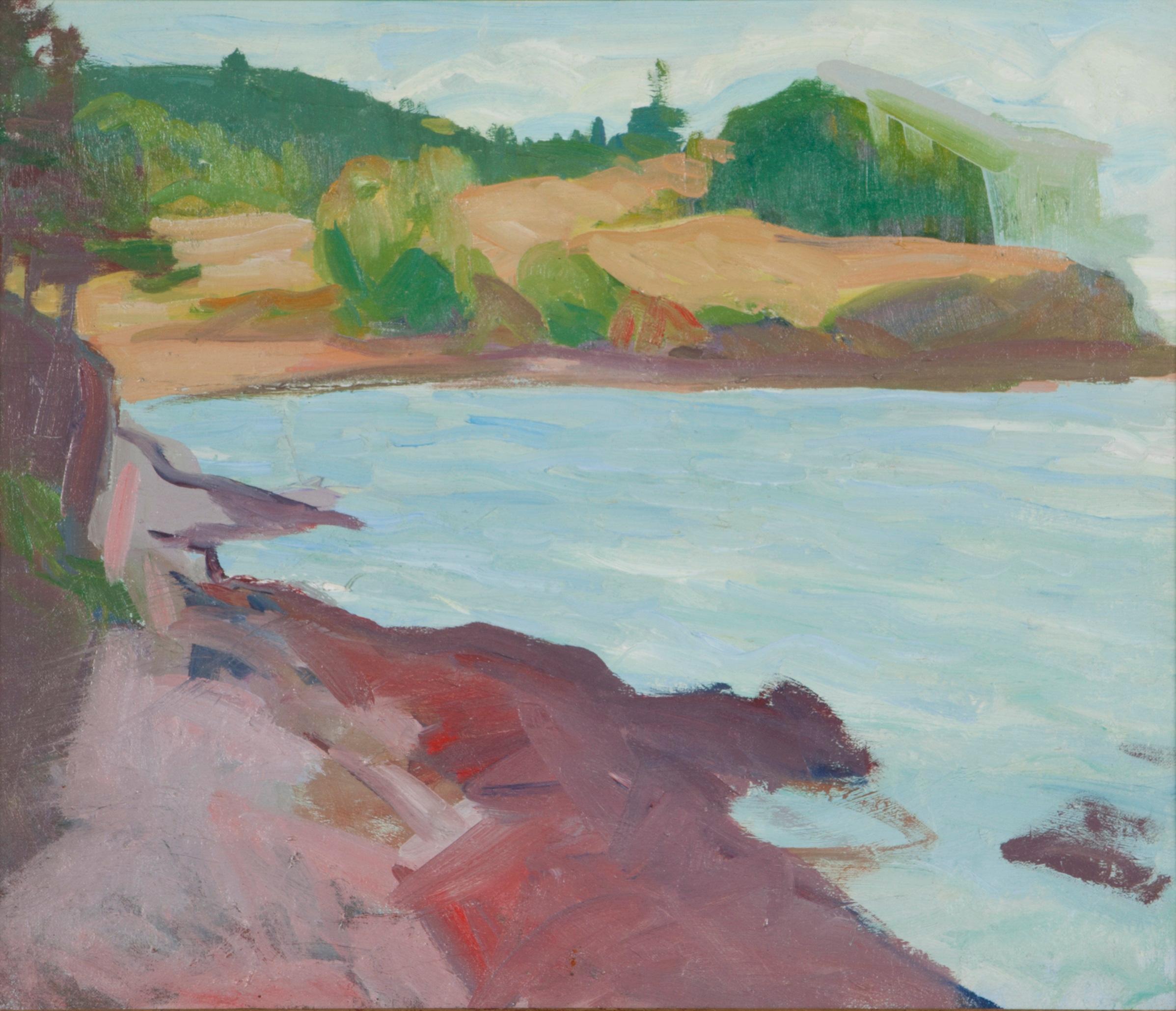 Beatrice Whitney Van Ness Landscape Painting - Seashore