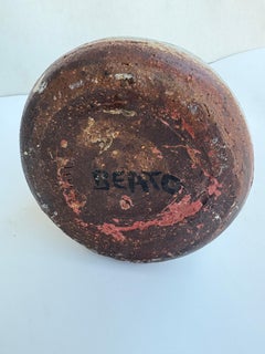 Beatrice Wood "Beato" Important large pottery/ ceramic vase /bottle , decorated.