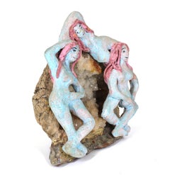 Beatrice Wood Geode Assemblage Ceramic Sculpture