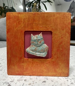 Beatrice Wood Mid-Century California Studio Pottery Luster Glaze Framed Fragment