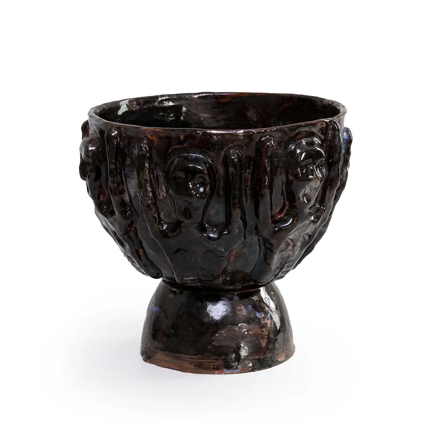 Beatrice Wood
Figurative Vessel (INV# NP4056)
stoneware and glaze
5.75 x 6.25"
signed