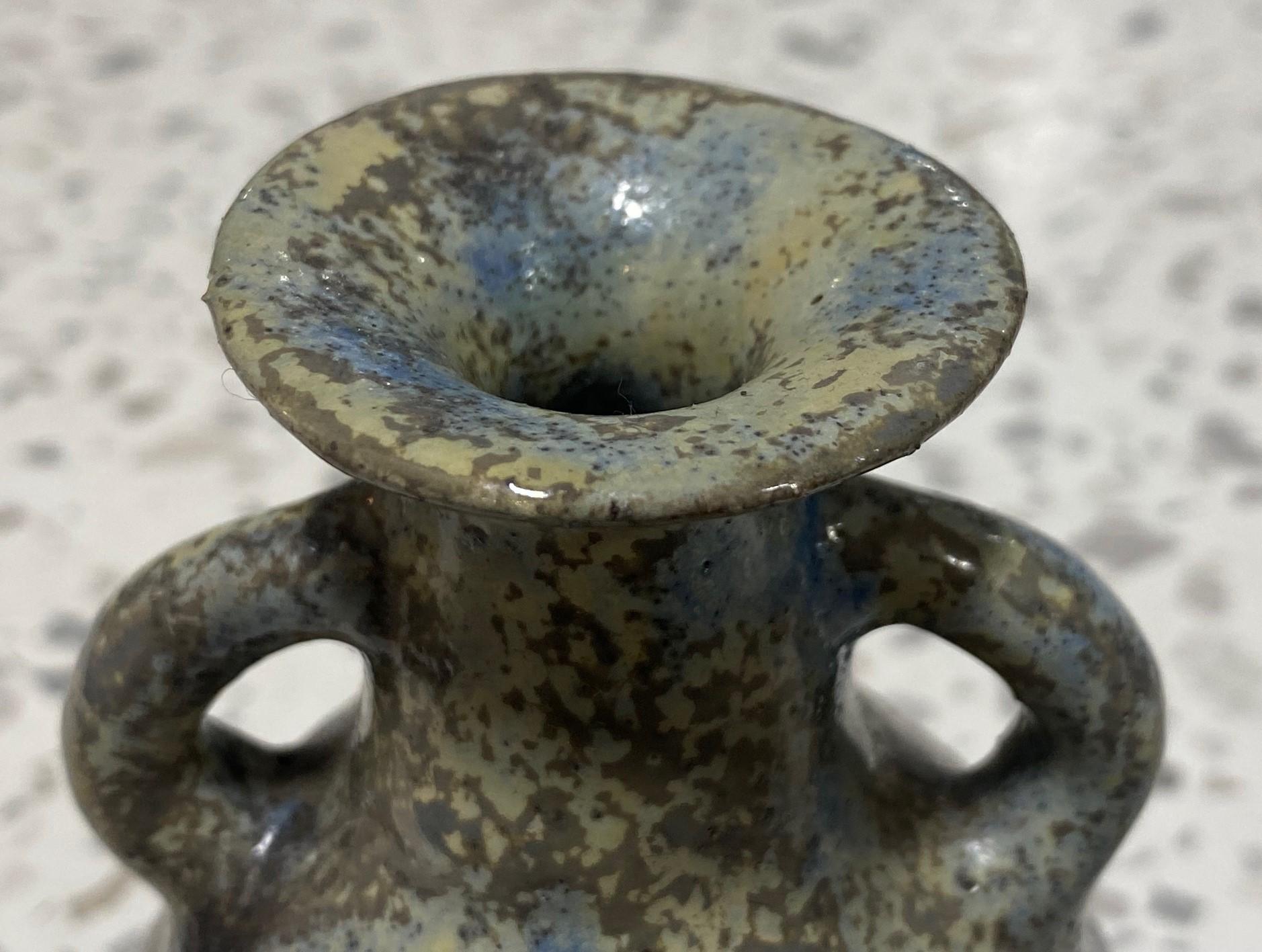 Beatrice Wood Signed Mid-Century California Studio Pottery Luster Glaze Vase For Sale 2