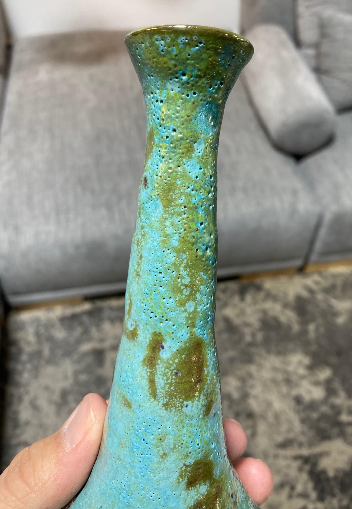 Beatrice Wood Firmado Jarrón de mediados de siglo California Pottery Studio Luster Glaze en venta 5