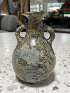 Vase signé Beatrice Wood California Studio Pottery à glaçure lustrée, milieu de siècle