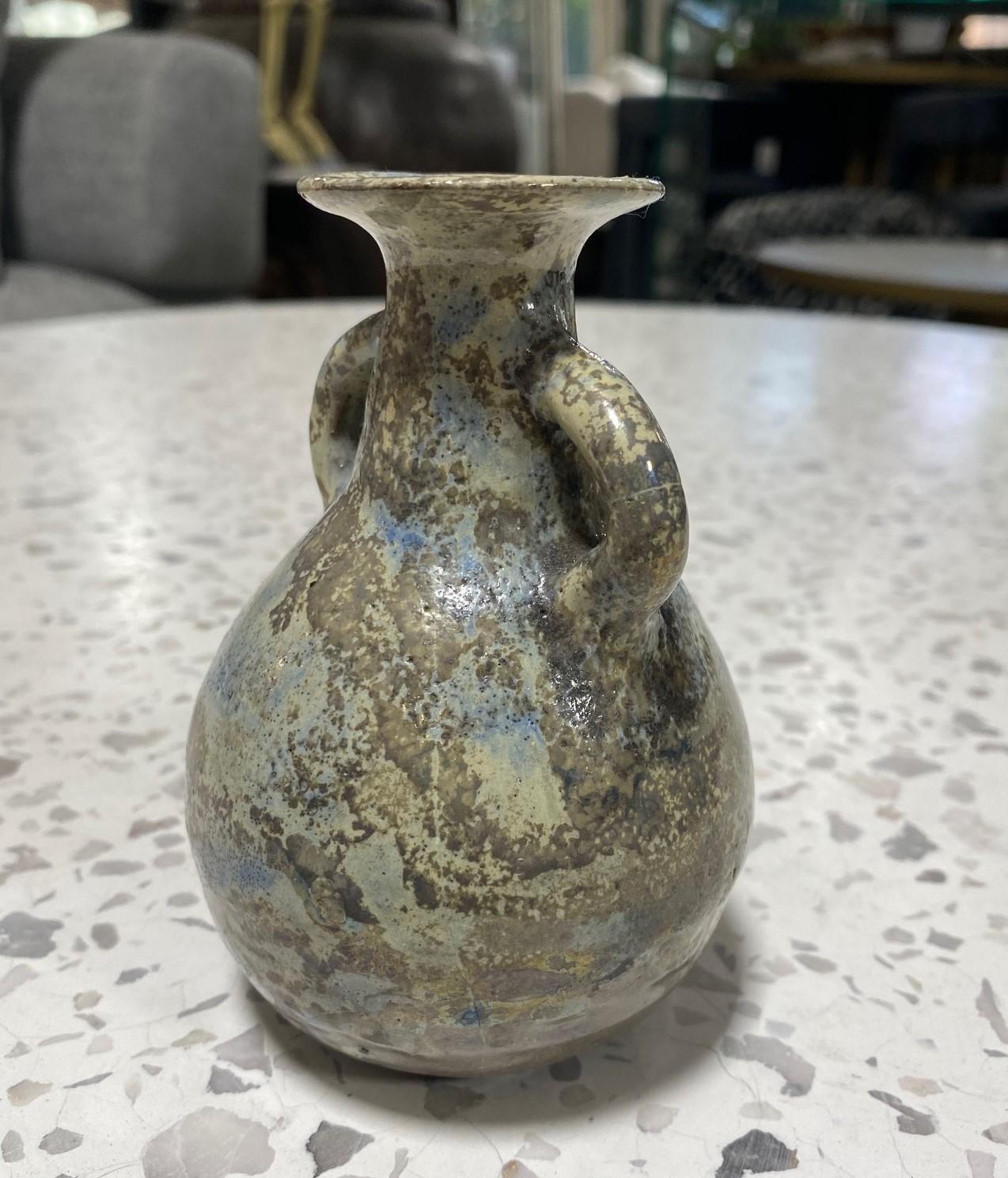 American Beatrice Wood Signed Mid-Century California Studio Pottery Luster Glaze Vase For Sale