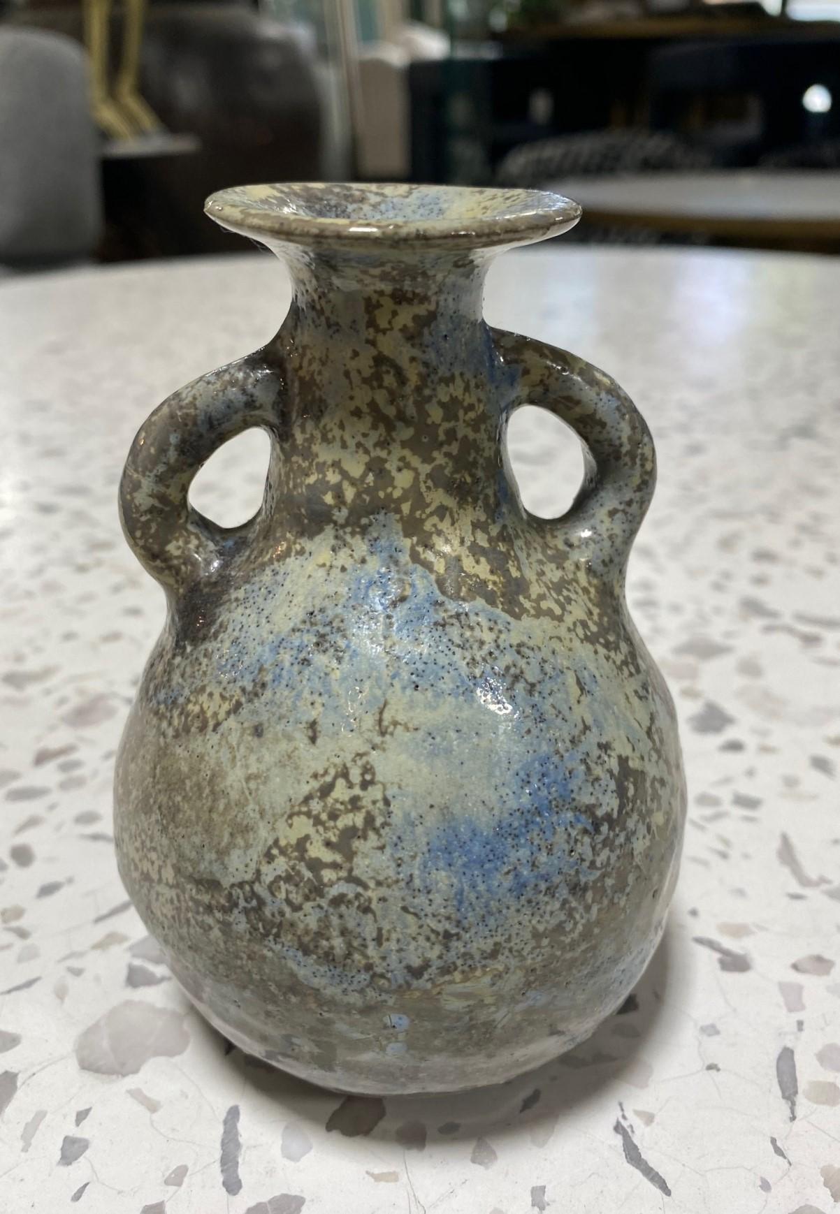 20th Century Beatrice Wood Signed Mid-Century California Studio Pottery Luster Glaze Vase For Sale