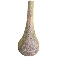 Beatrice Wood Signed Mid-Century Lava Luster Glazed Long Necked Pinched Vase