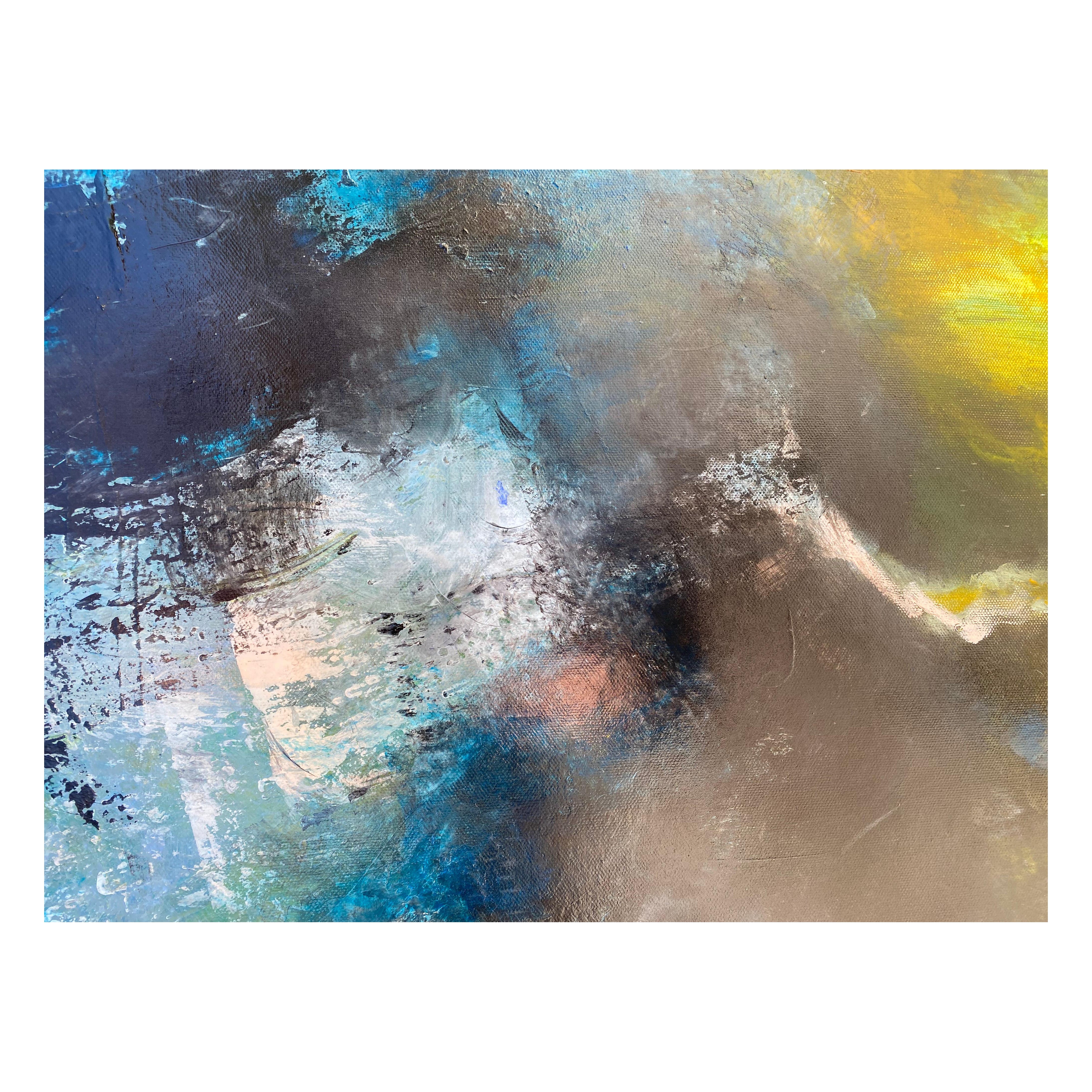 Beatrix agius L’arbre foudroyé Acrylic on canvas For Sale