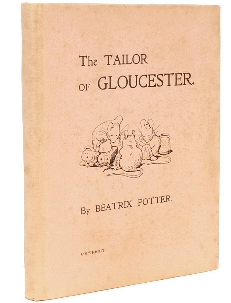 British Beatrix Potter, Tailor of Gloucester, Privately Printed, First Edition, 1902 For Sale