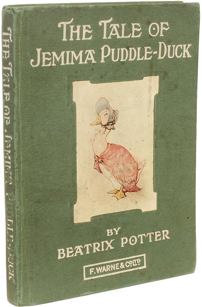 Author: POTTER, Beatrix. 

Title: The Tale of Jemima Puddle-Duck.

Publisher: London: Frederick Warne & Co. Ltd, [after 1918],

PRESENTATION COPY WITH A DRAWING LATER EDITION. 1 vol., half-title inscribed and illustrated by the author: 'For