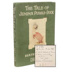 Beatrix Potter, Tale of Jemima Puddle-Duck, Presentation Copy, with a Drawing