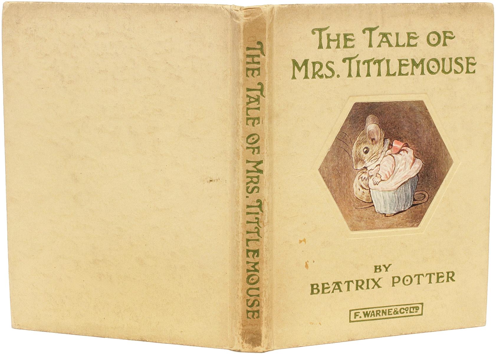 British Beatrix Potter, The Tale of Mrs. Tittlemouse, Presentation Copy For Sale