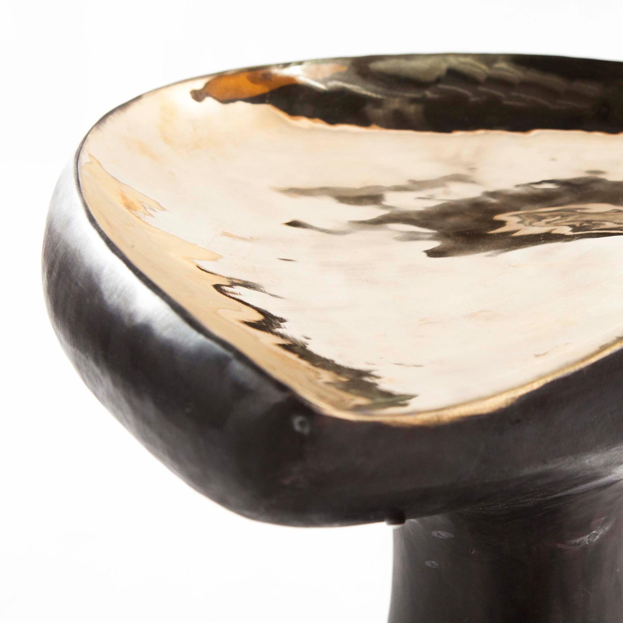 Beatriz Bronze Counter Stools by Newel Modern For Sale at 1stDibs