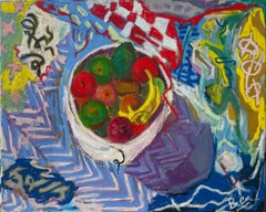 "3dlh". Street Art, graffiti, couleurs vives, abstraction gestuelle