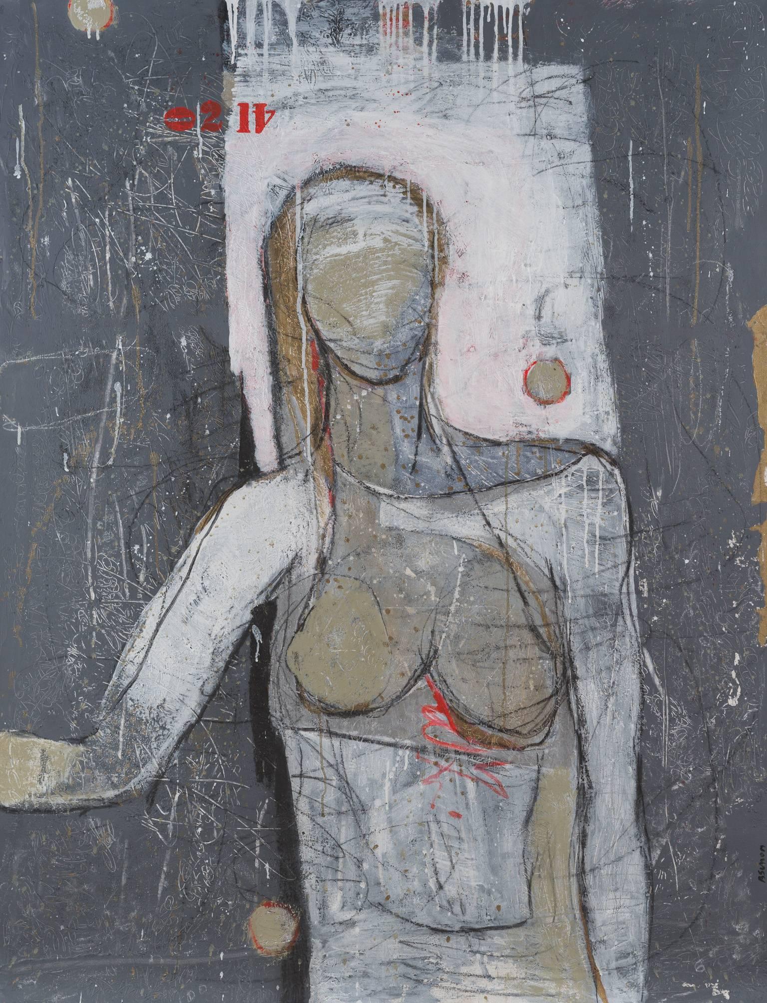 Beatriz Simón Abstract Painting - Introspectum