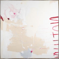 "Nothing" Contemporary Abstract Mixed Media on Canvas Painting