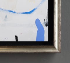 "Poem Six" Contemporary Abstract Framed Mixed Media on Canvas