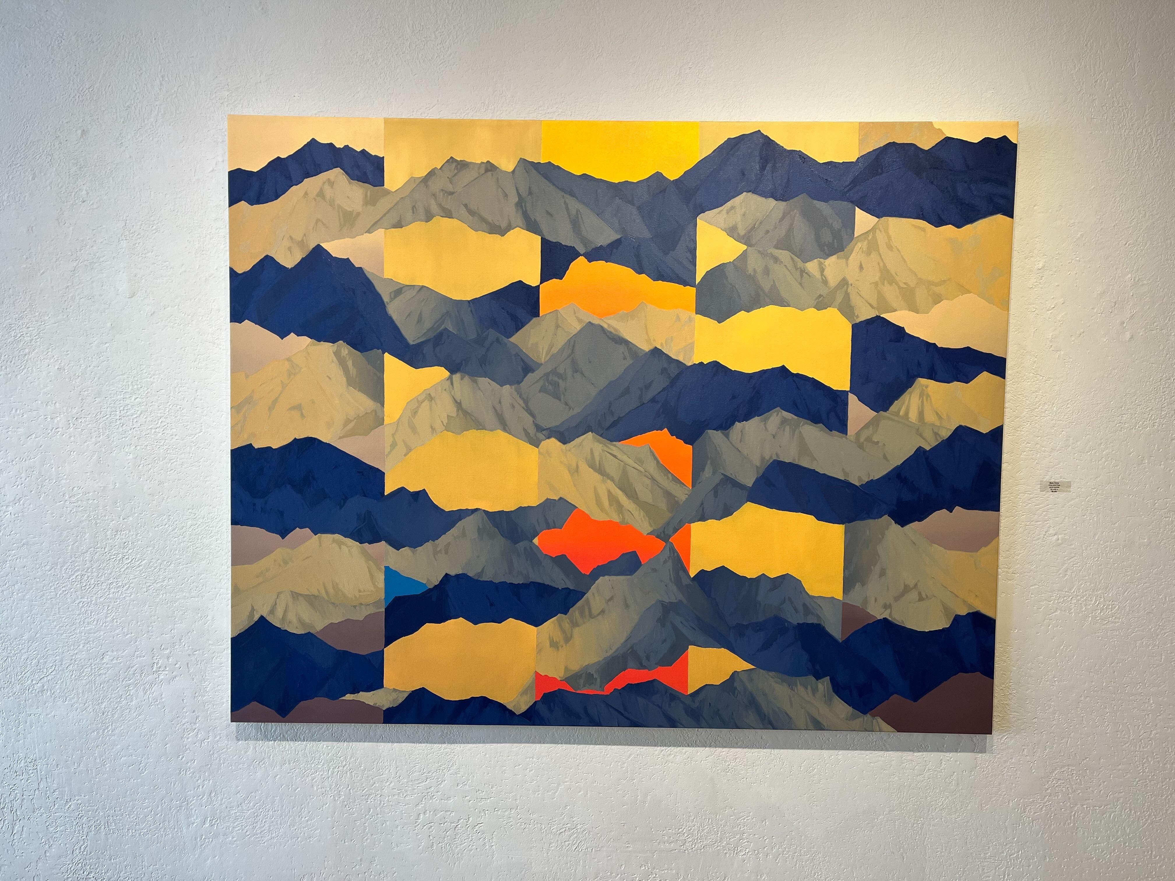 Alzati e passa - Landscape Painting Marrone di Beau Carey