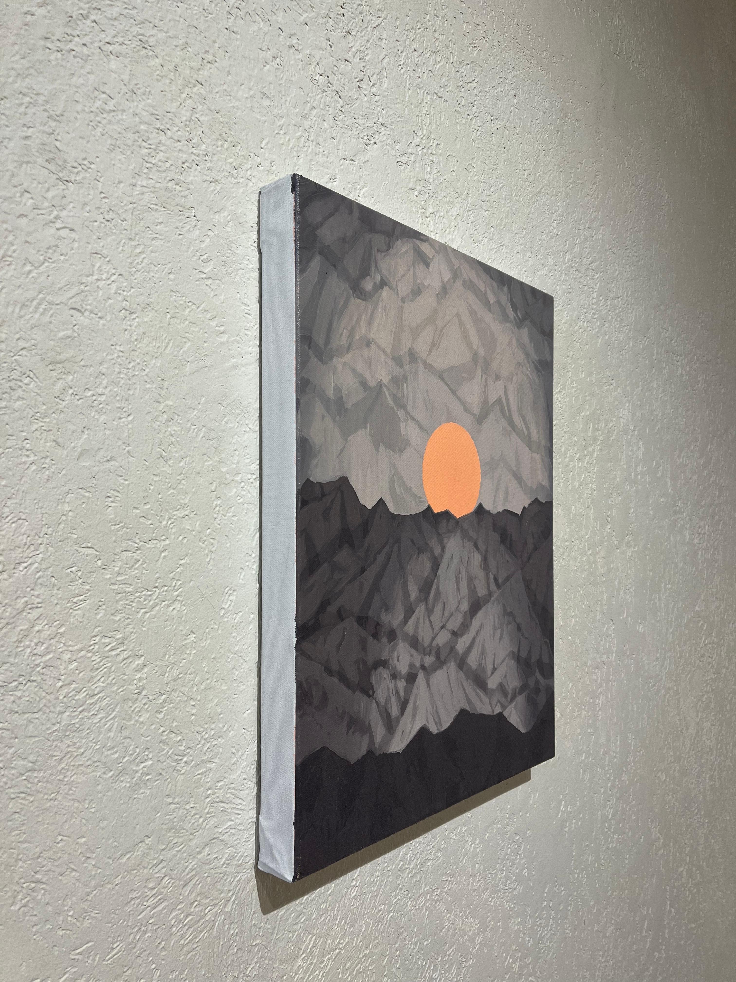 Catturare la luce - Landscape Painting Grigio di Beau Carey